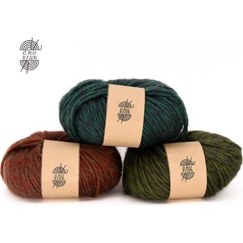 50g/Ball Mohair Wool Thick Yarn For Hand Knitting Sweater Scarf Coat Hat B