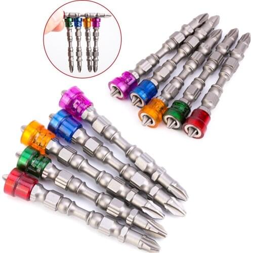 Electric screwdriver set Single-head and double-head magnetic screwdriver bits for power tools, non-slip hex S2 PH2