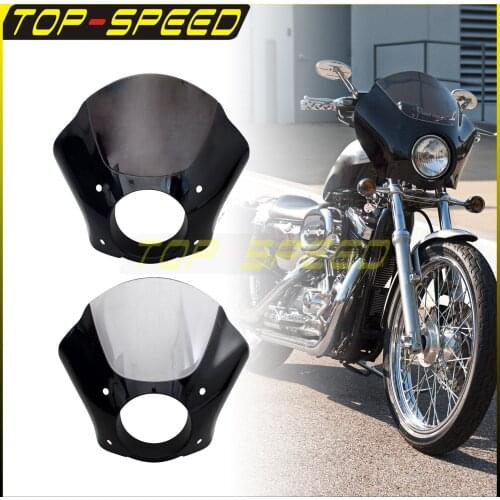 Motorbike Front Fairing Headlight Gauntlet 35-41mm Lock Kit for Harley Softail Sportster Touring Dyna Street Bob Low Rider FXR