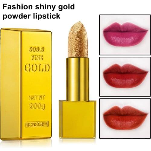 Portable 3.5g Beautiful Cosmetics BRIC Tube Velvet Lipstick Compact Women Lipstick Sparkling for Women