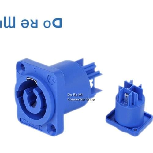 Stage Light Power Plug LED Screen Blue/White 3 PIN AC Powercon Connector Male Plug NAC3FCA NAC3FCB Plug 20A/250V