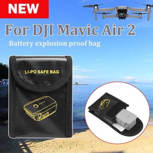 Battery Protective Storage Bag LiPo Safe Bag Explosion-Proof For DJI Mavic Air 2 Drone aircraft camera Battery Bags Air2 #514