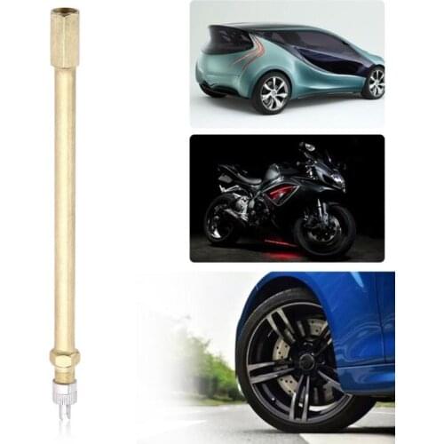 140mm Car Auto Truck Brass Wheel Tire Valve Cap Stem Extension Extender
