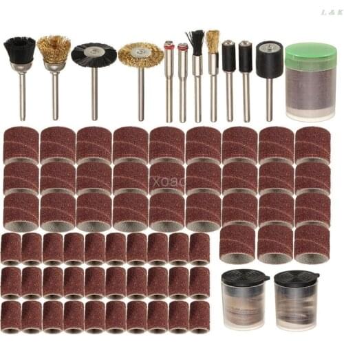 150Pcs Rotary Power Tool Fits for Dremel 1/8" Shank Sanding Polish Accessory Bit Set M05 dropship
