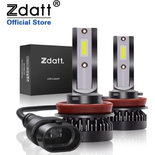 Zdatt H7 Led Headlight H11 H4 H1 9005 HB3 9006 HB4 Car Light Bulb 12V 4000LM 30W Lamp Automobiles Super Mini Size H8 H9