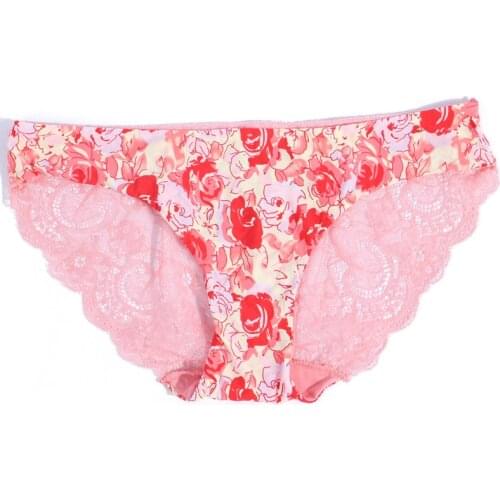 New Ladies Underwear Women Panties Sexy Lace Plus Size Panty Transparent Low-Rise Cotton Leopard Briefs Intimates