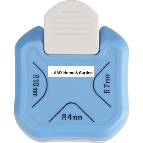 3 in 1 Corner Rounder Punch R4/R7/R10mm , 4mm 7mm 10mm 3 Way Corner trimmer Cutter for Paper Craft, Laminate, DIY ,Card Photo