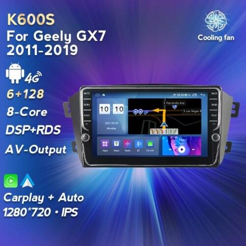 MEKEDE 6G+128G Newest Android 11 For Geely GX7 2011-2019 Auto Navigation GPS Stereo Carplay Car Radio Video Player No 2 din DVD