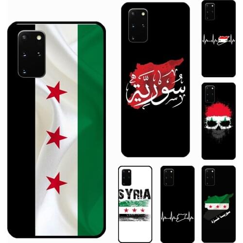 Syrian Syria Flag Case For Samsung Galaxy Note 20 Ultra S20 FE S8 S9 S10 Plus Note 10 Plus S21 Ultra Cover