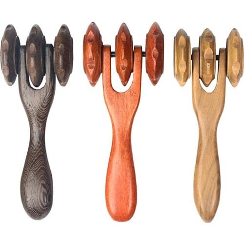 Wooden Back Massage Muscle Roller Relaxation Tool Rolling Massager for Neck Shoulder Arms Legs Body for Relieve Muscle Soreness