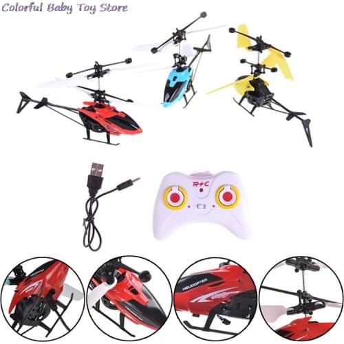 Kids Gift RC Helicopter Mini RC Drone With Crash Gyro Resistant RC Toys For Boy Flying