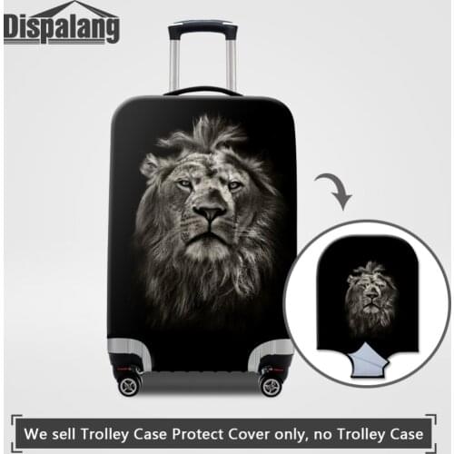 Animal Pattern Elastic Luggage Protective Covers for S/M/L Lion Print Apply to 18-30 inch Suitcase Cover Travel Accessories
