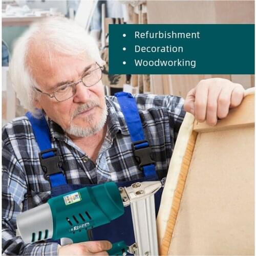 2000W Dual-Purpose Electric Nail Gun 220V Woodworking Tools Electrical Staple Nail for Furniture Nailing Stapler Shooter