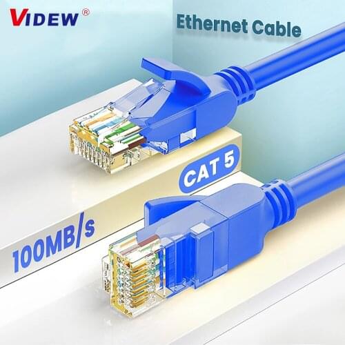 Ethernet Cable Cat5 High Speed RJ45 Network LAN Cable For PC Computer Router Wire Cables for Video Doorbell Intercom IP Camera
