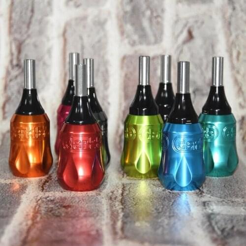 Newest Adjustable Aluminum Alloy Tattoo Cartridge Grip Diameter 32mm 27mm For Rotary Tattoo Machine Free Shipping