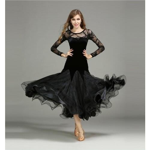 Ballroom Dance Costumes Woman Modern Waltz Tango Dress /standard Dance Clothes
