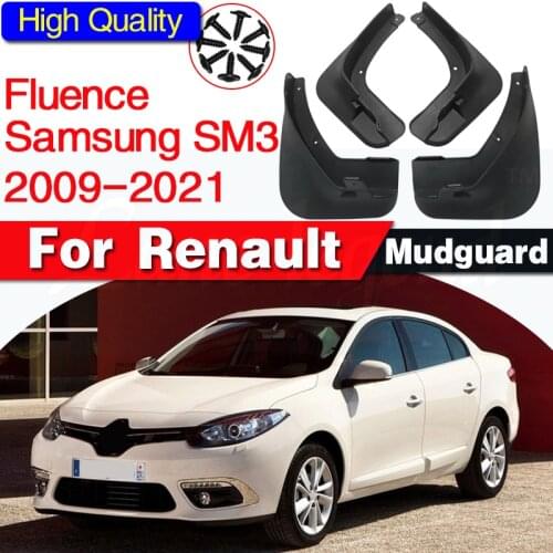 4pcs Car Rear Front Mud Flaps Mudguards Fender Flares Auto Mud Splash Guards for Renault Fluence 2008-2016