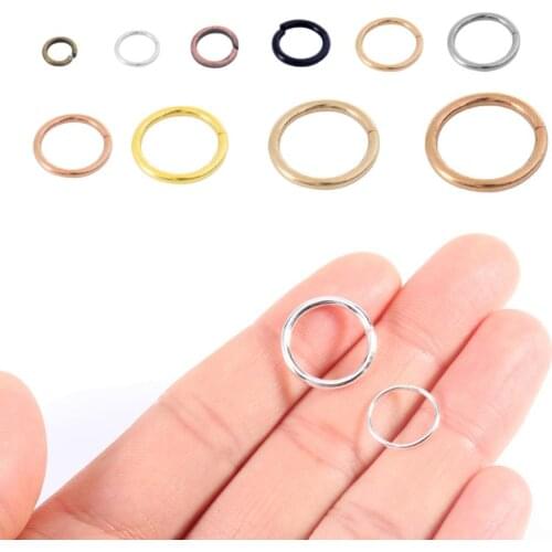 200pcs/lot 3/4/5mm Metal Jump Rings Silver/Gold/Bronze Color Split Rings Connectors For Diy Jewelry Finding Making