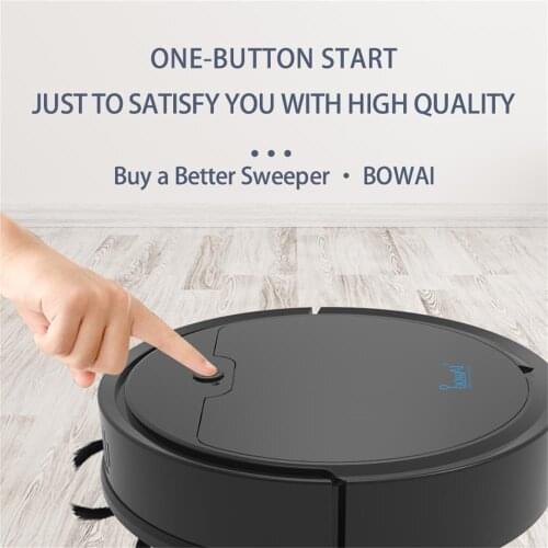 Upgrade Smart Cleaning Robot Cleaner Auto Rechargeable Floor Sweeping Robot Dry Wet Vacuum Three-in-one Cleaner Machine 1800pa