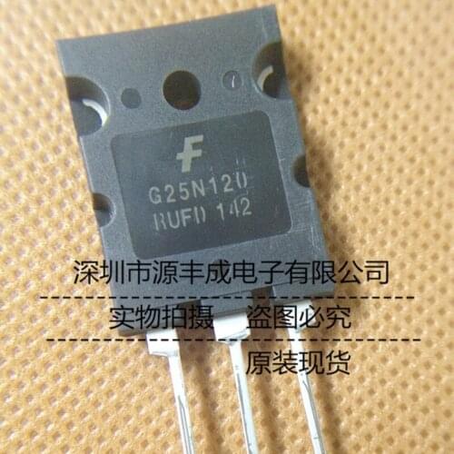 Free Shipping 10Pcs SGL25N120RUFD G25N120RUFD SGL25N120RUF G25N120RUF TO-264 25A 1200V Short Circuit Rated IGBT