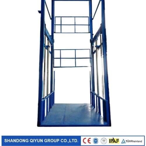 Qiyun 3.5m 900kg Cargo Elevator Platform Used for Warehouse Hydraulic Vertical Cargo Lifts with CE ISO
