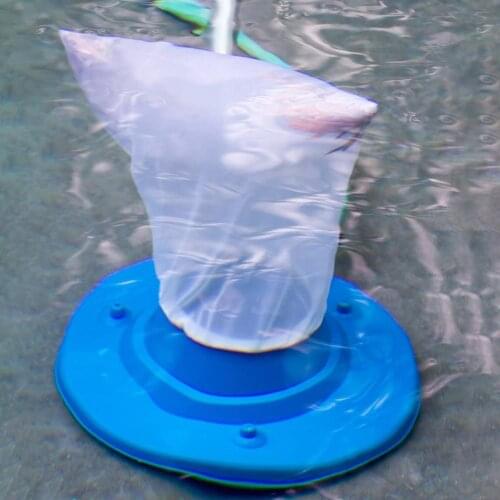 Swimming Pool Vacuum Cleaner Flexible Suction Head Brush Bag Leaf Cleaning Tool The leaf bag quickly removes leaves pine needles
