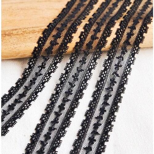 20 Meters Polyester Lace Ribbon Deep Yellow Embroidery Lace Trim for DIY Bow Garment Accessories 2.3cm Width Free Shipping