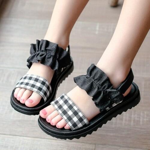 Girls Sandals New Fashion Summer Girls Big Kids Children Sandals Little Princess Shoes 어린이 캐주얼 신발