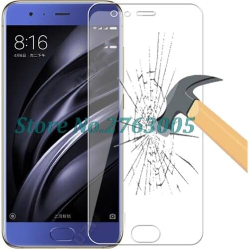 Tempered Glass For Xiaomi MI 6 MI6 MCE16 5.15" Protective Film Screen Protector Phone Cover
