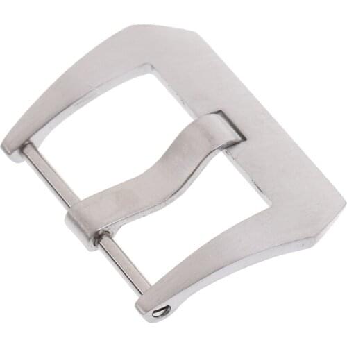 Stainless Steel Watch Band Strap Clasp Pin Buckle Silver 18mm 20mm 22mm