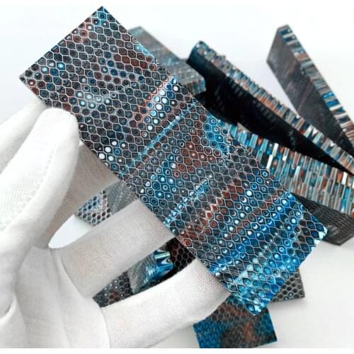 1piece C-Tek Honeycomb resin Material for DIY Knife Handle Material Plate Resin Compound Material 120x40x8mm