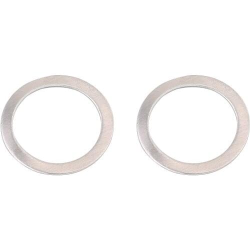 10pcs/set Bicycle Pedal Axis Washer Silver Bike Crank Gasket Pedal Steel Tighten Washer Cycling Practical Accessories