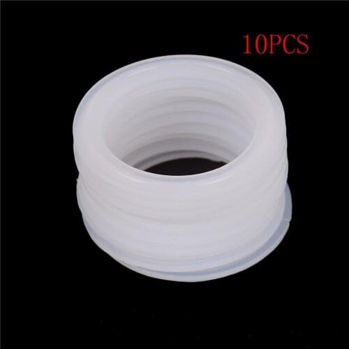 10pc Silicone Sealing Strip Gasket Ring Washer For Homebrew Dairy Product Fit 51mm Pipe x 64mm O/D Sanitary 2" Tri Clamp Ferrule