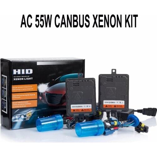 55W Xenon HID Kit Canbus Error Canceller Fast start H1 H3 H4 H7 H11 H27 9012 D2H Car Headlight Fog Light Digital Ballast Reactor