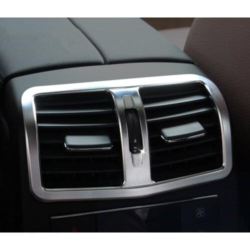 ABS Rear Air Conditioning Outlet Frame Decoration Cover Trim For Mercedes Benz E Class W212 2012-2015 Car Styling