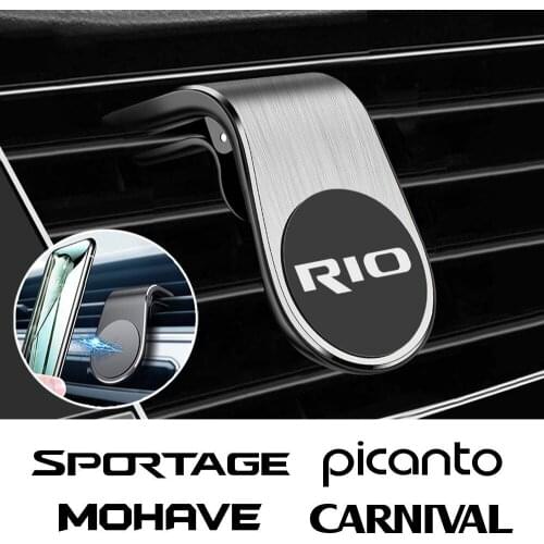 Car Phone Holder Magnetic GPS Bracket For Kia SPORTAGE RIO PICANTO MOHAVE CARNIVAL SELTOS CARENS NIRO CERATO VENGA STINGER K5