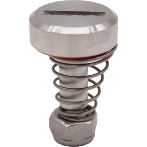 Stainless Weldless Pressure Relief Valve PRV 2-2.5 psi Food Grade O-ring
