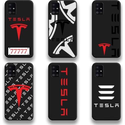 Luxury car brand Tesla Phone Case For Samsung Galaxy A21S A01 A11 A31 A81 A10 A20E A30 A40 A50 A70 A80 A71 A51