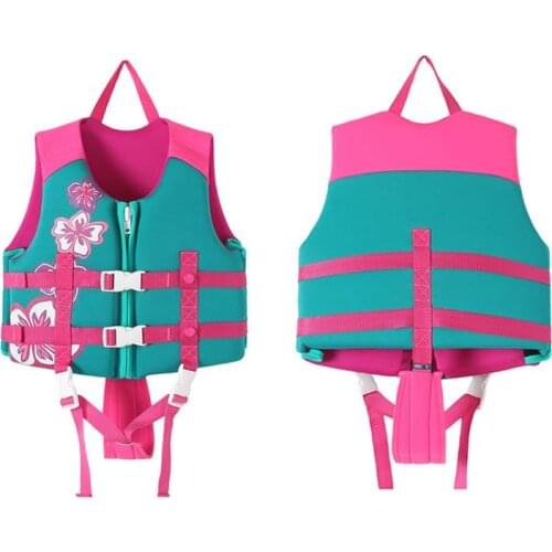 Kids Versatile Swim Vest With Adjustable Safety Strap, Kids Life Vest Floating Girls Jacket Boy Swimsuit Sunscreen Floating