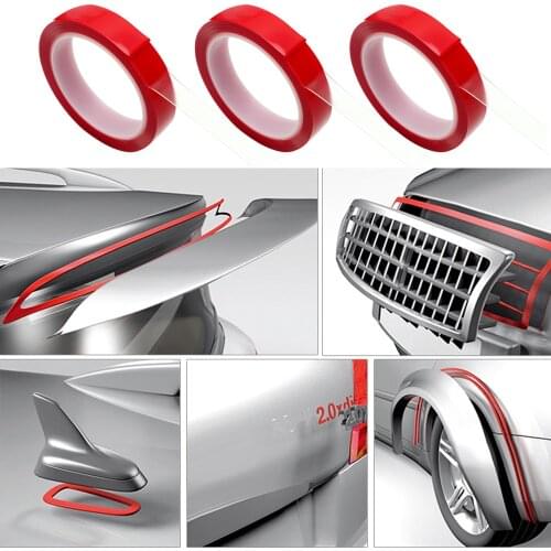 Car Styling Double Sided Adhesive Tape 10mm For Skoda octavia a5 a2 a7 rapid fabia 1 yeti superb 2 3 roomster kodiaq felicia rs