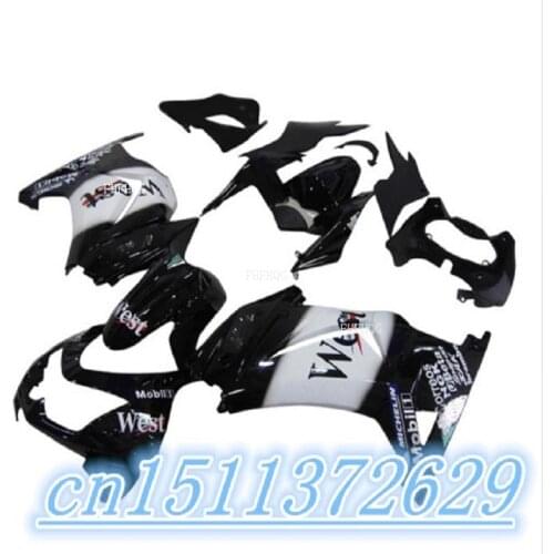 Injection fairings for Kawasaki Ninja 250r 2008 2009 2010 2014 EX250 08 09 10 14 ZX250 black WEST road racing parts Fairing kits