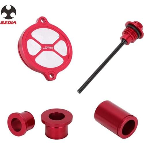 Motorcycle CNC Front and Rear Wheel Hub Spacer Dipstick Magneto cover For Honda CRF230F 2012-2017 2019 CRF230F 2003-2009