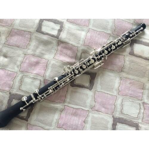 NEW composite wood Semiautomatic Oboe Silver Plated C Key