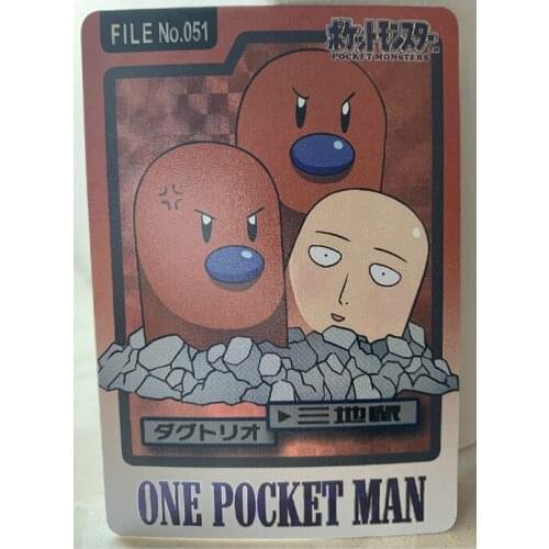 ONE PUNCH MAN Cosplay Pokemon Diglett Toys Hobbies Hobby Collectibles Game Collection Anime Cards