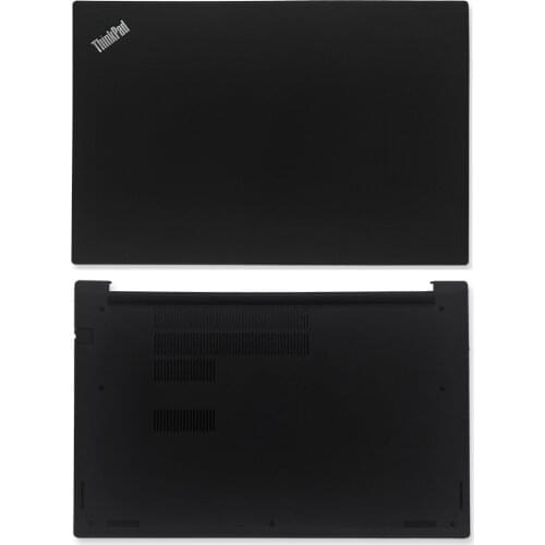 Orig New 5CB0S95332 5CB0S95326 Blk For Lenovo Thinkpad E15 LCD Back Cover Rear Lid Top Cover Base Cover Lower Bottom case