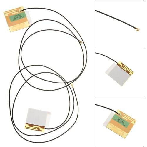 POHIKS 1Pair Universal Laptop Internal Antenna Portable Dual Mini PCI/PCI-E Wireless Network Card Antennas