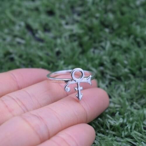 Prince RIP Memorial Symbol Love Ring Women The Minimalism Artist Love Symbol Jewelry