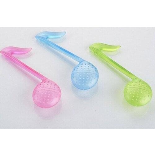 2pcs Tea Strainers Music Note Shaped Tea Strainer Teaspoon Infuser Filter Kitchen Bar Tea Accessories Random Color