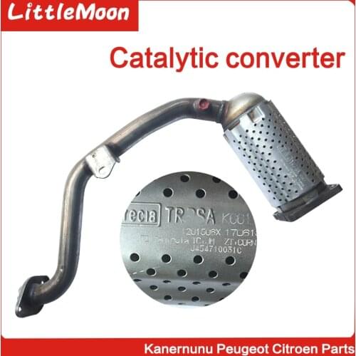 Three-way catalytic converter Exhaust pipe Suitable for Peugeot 206 207 307 308 408 Citroen C2 C3 C4 C-quatre Elyess 1731NP