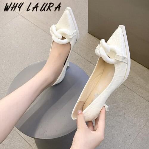 2021 spring and summer shoes women fashion thin heels pointed lady fashion office party temperament womens shoes go with single